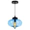 Cwi Lighting Glass 1 Light Down Mini Pendant With Blue Finish 5570P11 - Blue - alternate 1